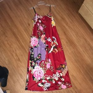 Natori silk slip dress